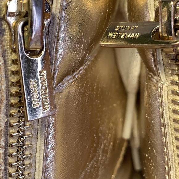 Stuart Weitzman Champaign Gold wedge sneakers - Picture 5 of 16